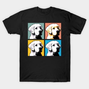 Pop Retro Art Great Pyrenees - Cute Puppy T-Shirt